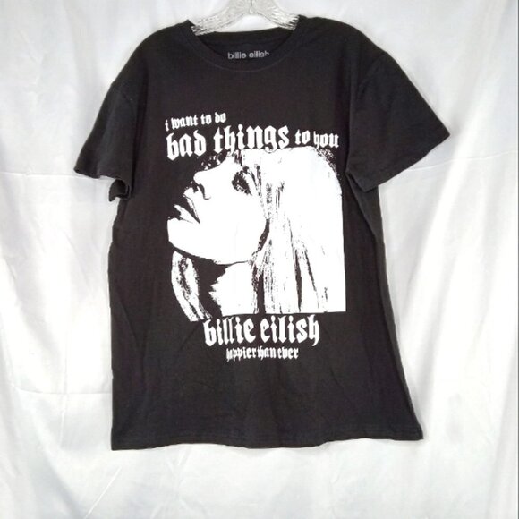 NWT Billie Eilish Unisex Shadow Short Sleeve Graphic T-shirt NEW Women XL - Picture 1 of 4